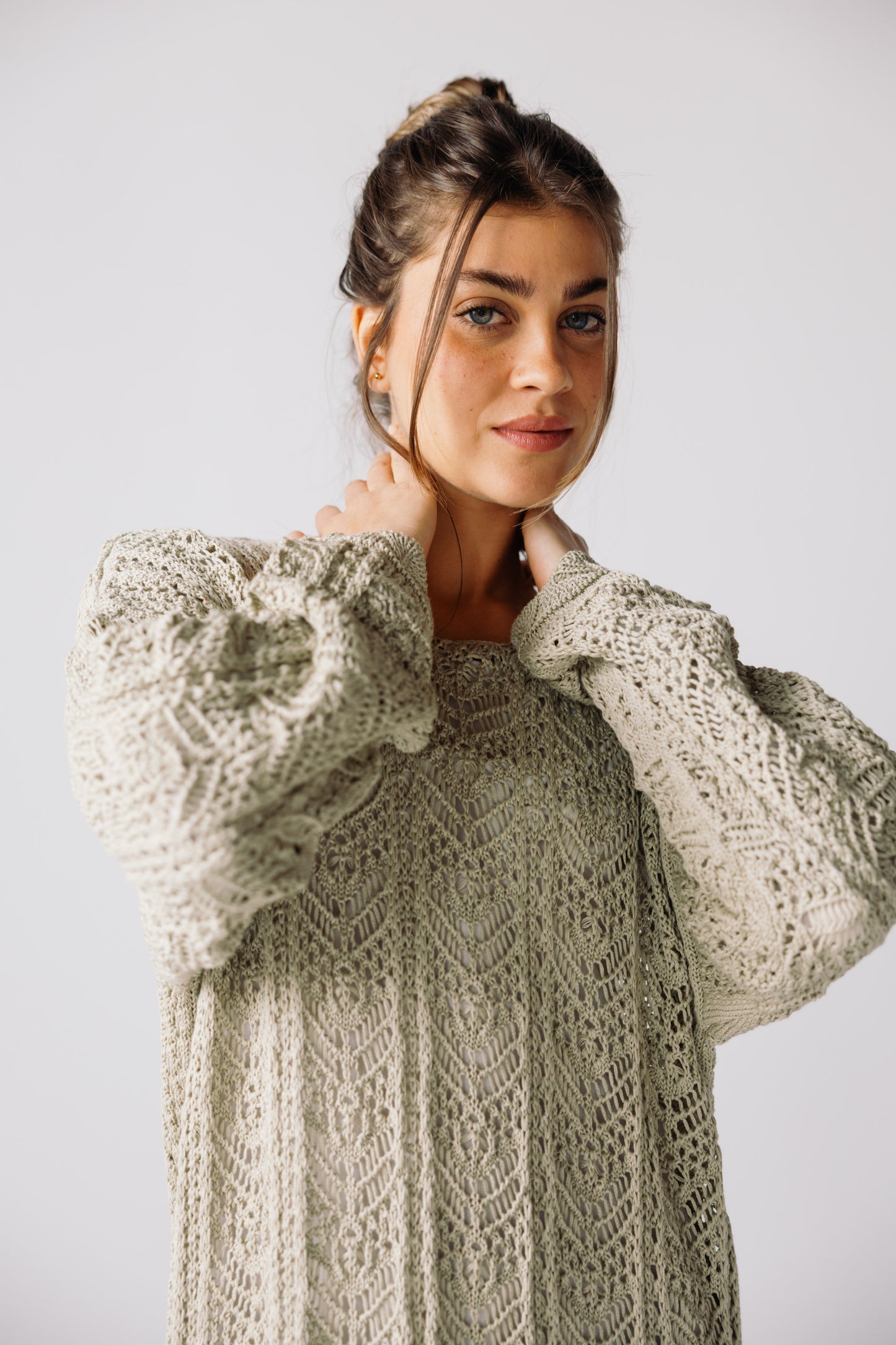 Sea Soul Knit Dress - Basil