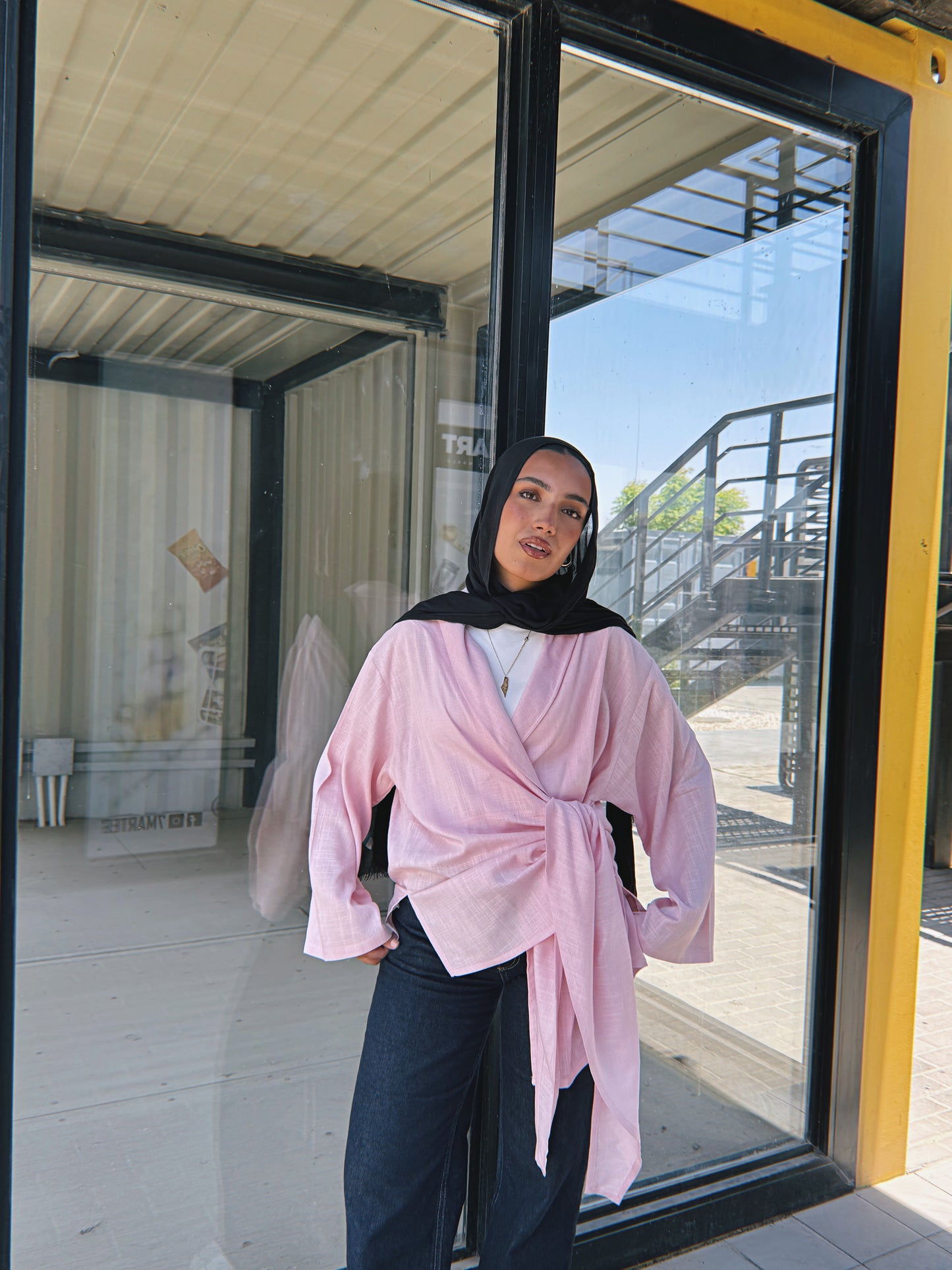Softly Wrap Kimono - Rose