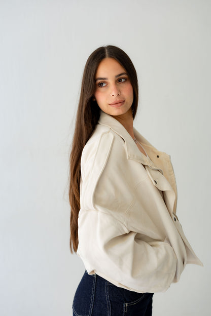 Velvet Storm Jacket - Cream (PRE-ORDER)
