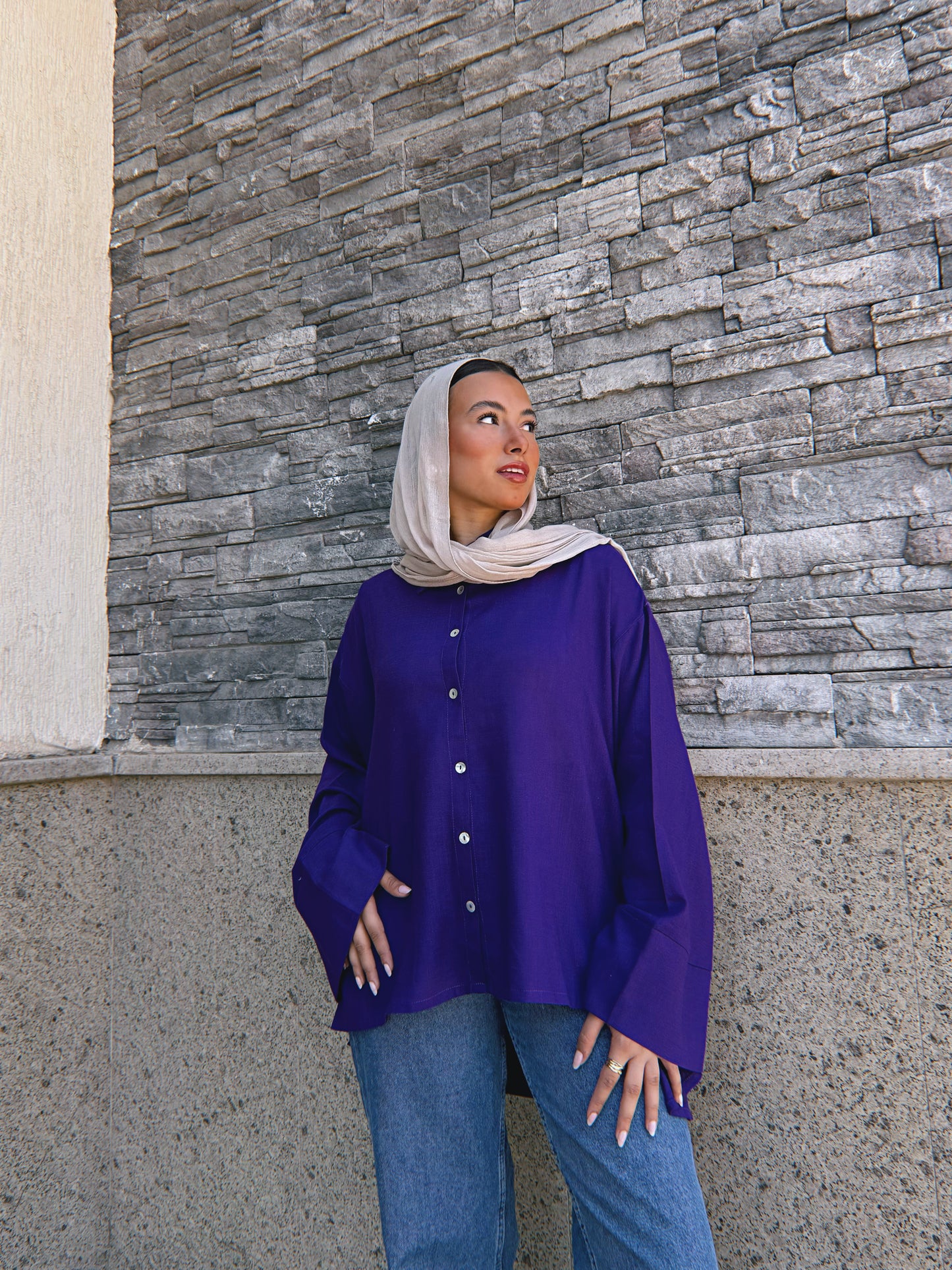 Ease Shirt - Violet