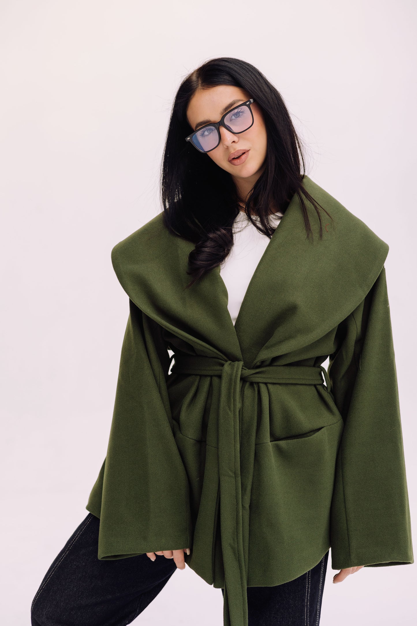 Winter Pearl Jacket - Deep Olive