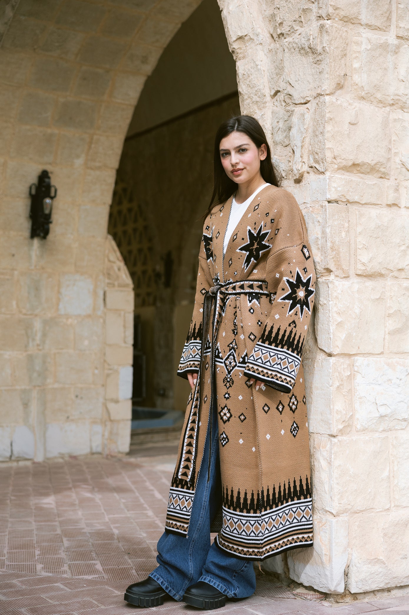 Nojom Cardigan - Sand