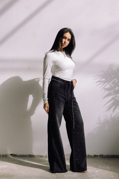 Midnight Spark Jeans - Noir Black