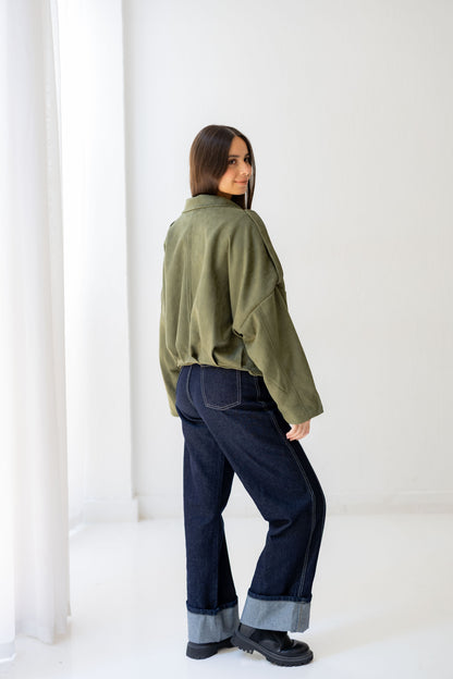 Velvet Storm Jacket - Olive