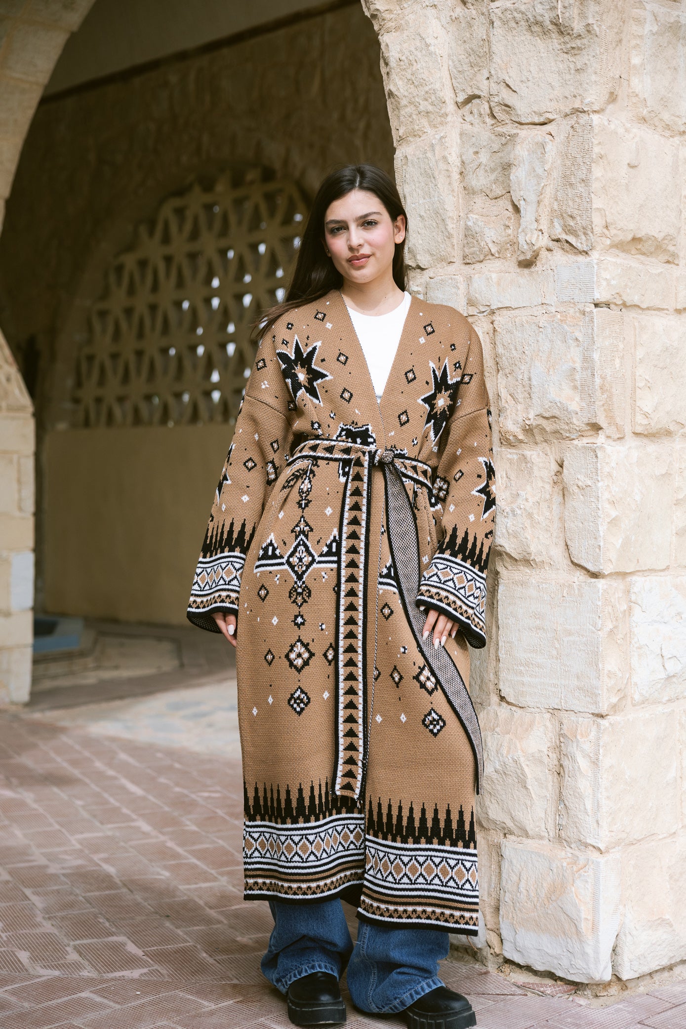 Nojom Cardigan - Sand