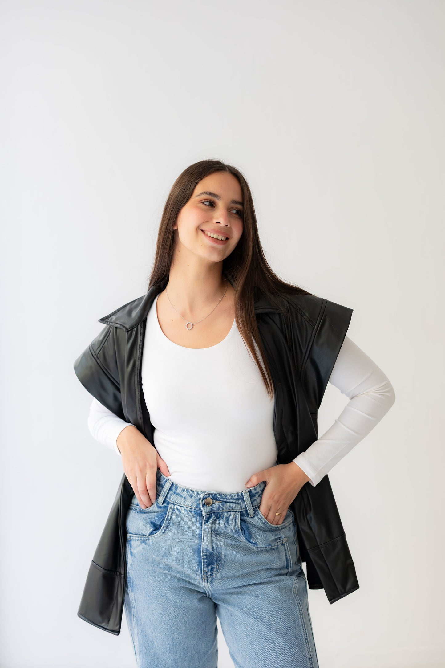 Statement Vest - Black