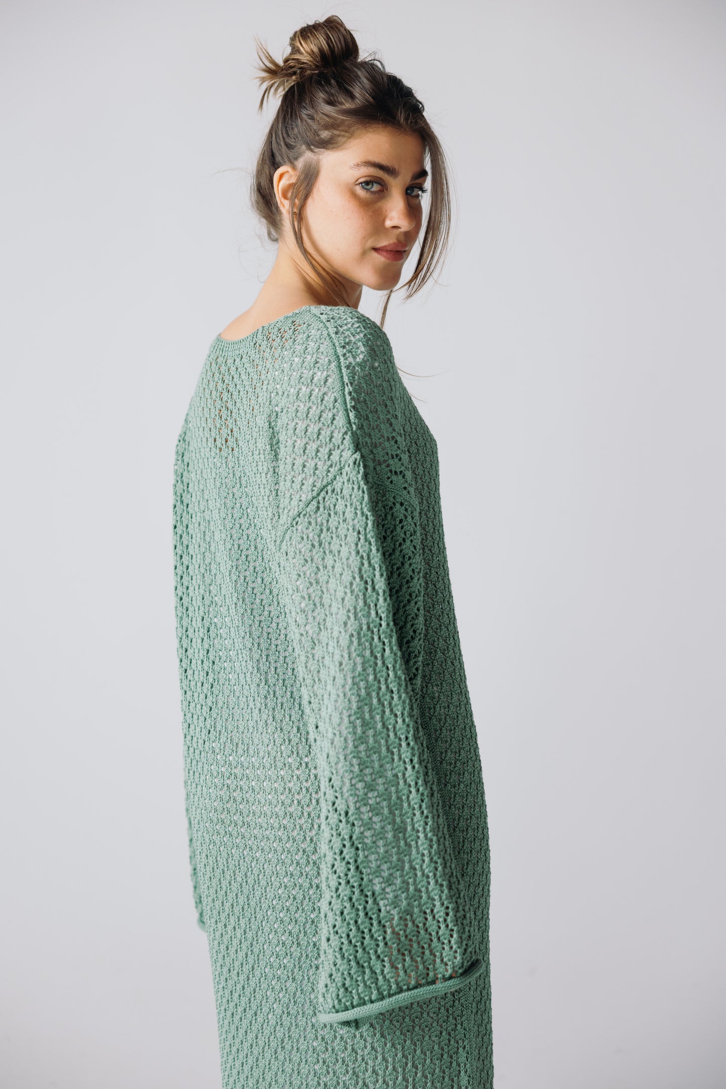 Earthy Knit Dress - Olive