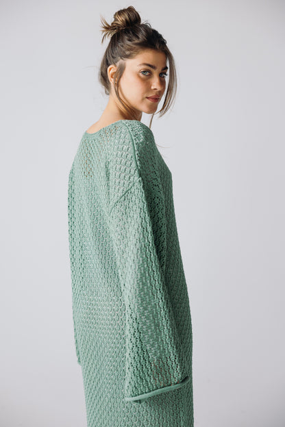 Earthy Knit Dress - Olive