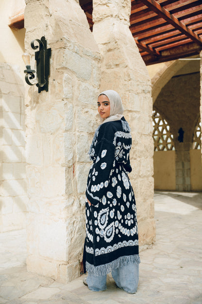 Rihla Cardigan - Navy