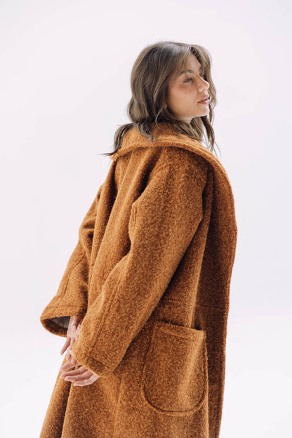 Signature Cozy Coat - Caramel Brown