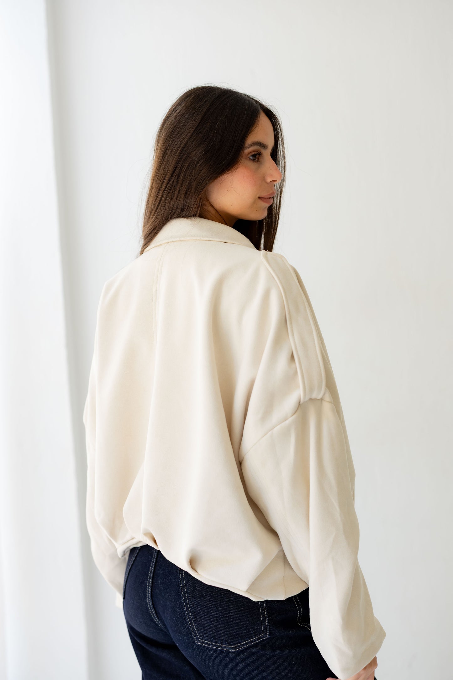 Velvet Storm Jacket - Cream (PRE-ORDER)