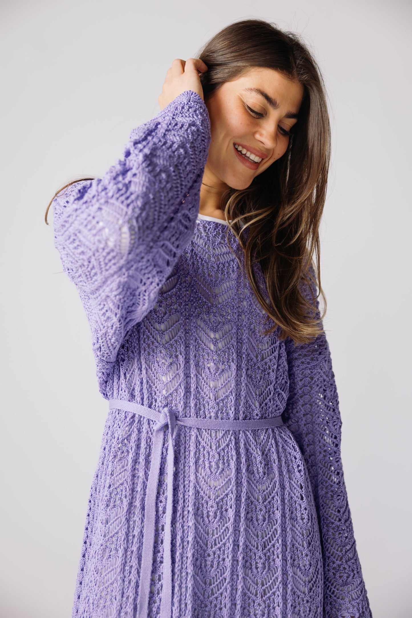 Sea Soul Knit Dress - Lilac