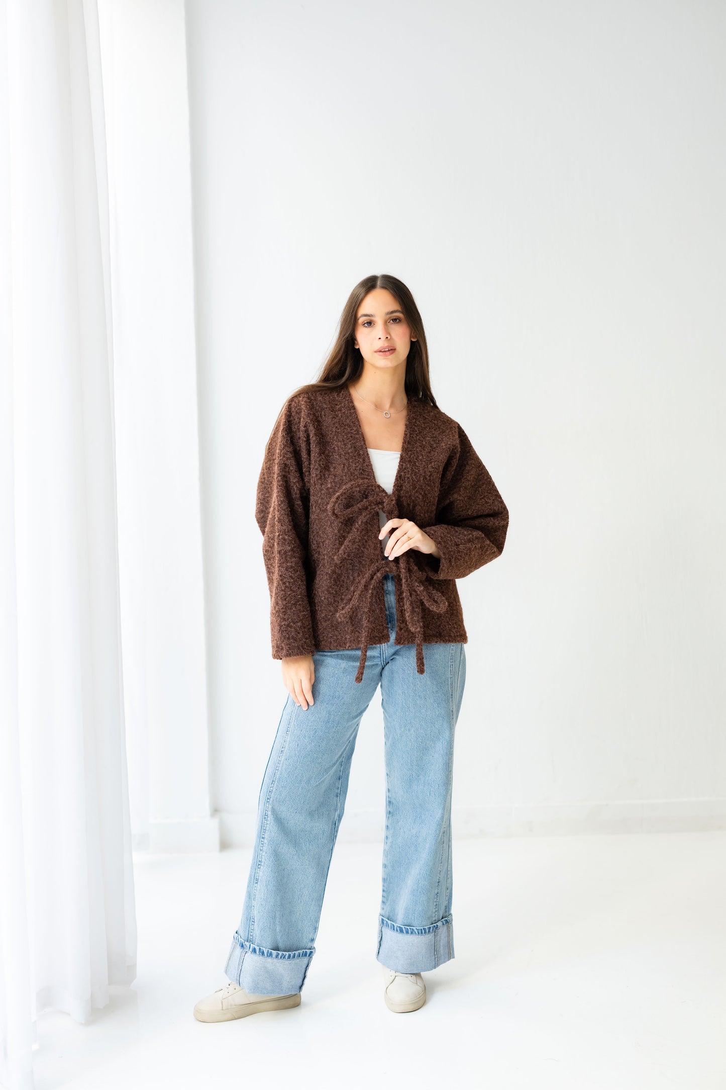 Dream Butterfly Top - Cocoa Brown