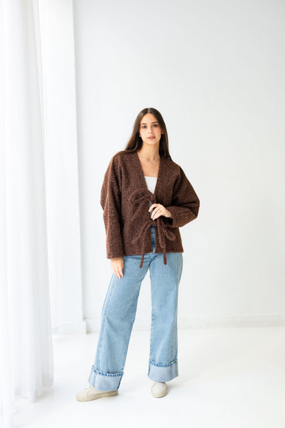 Dream Butterfly Top - Cocoa Brown