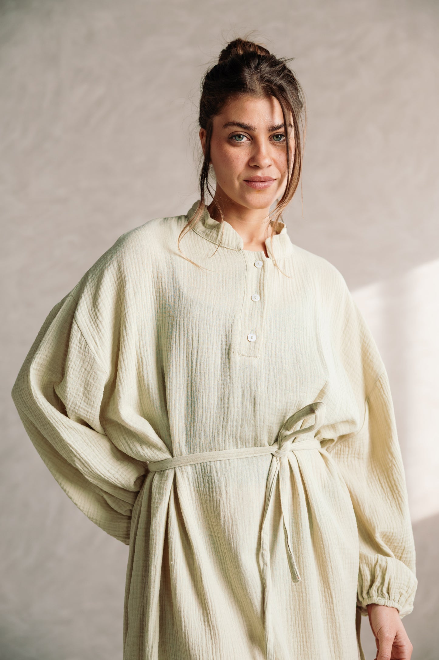 Rihan Dress - Basil