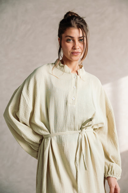 Rihan Dress - Basil