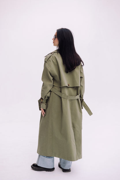 Trench Coat - Olive