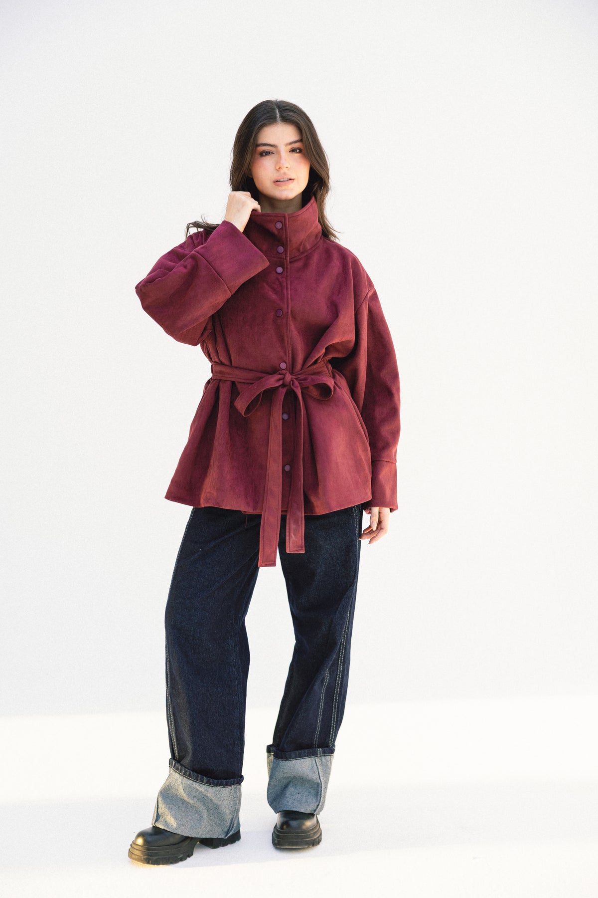 Comfort Zone Jacket - Burgundy