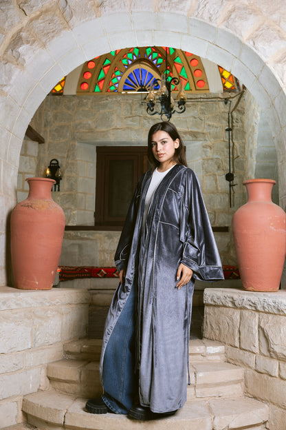 Winter Whisper Kaftan - Grey