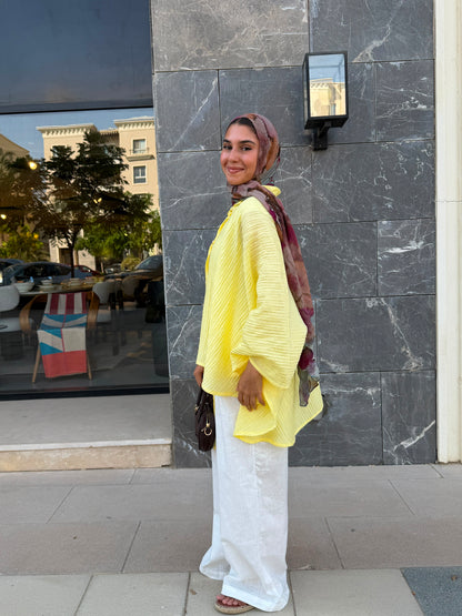 Rahaf Top - Butter Yellow