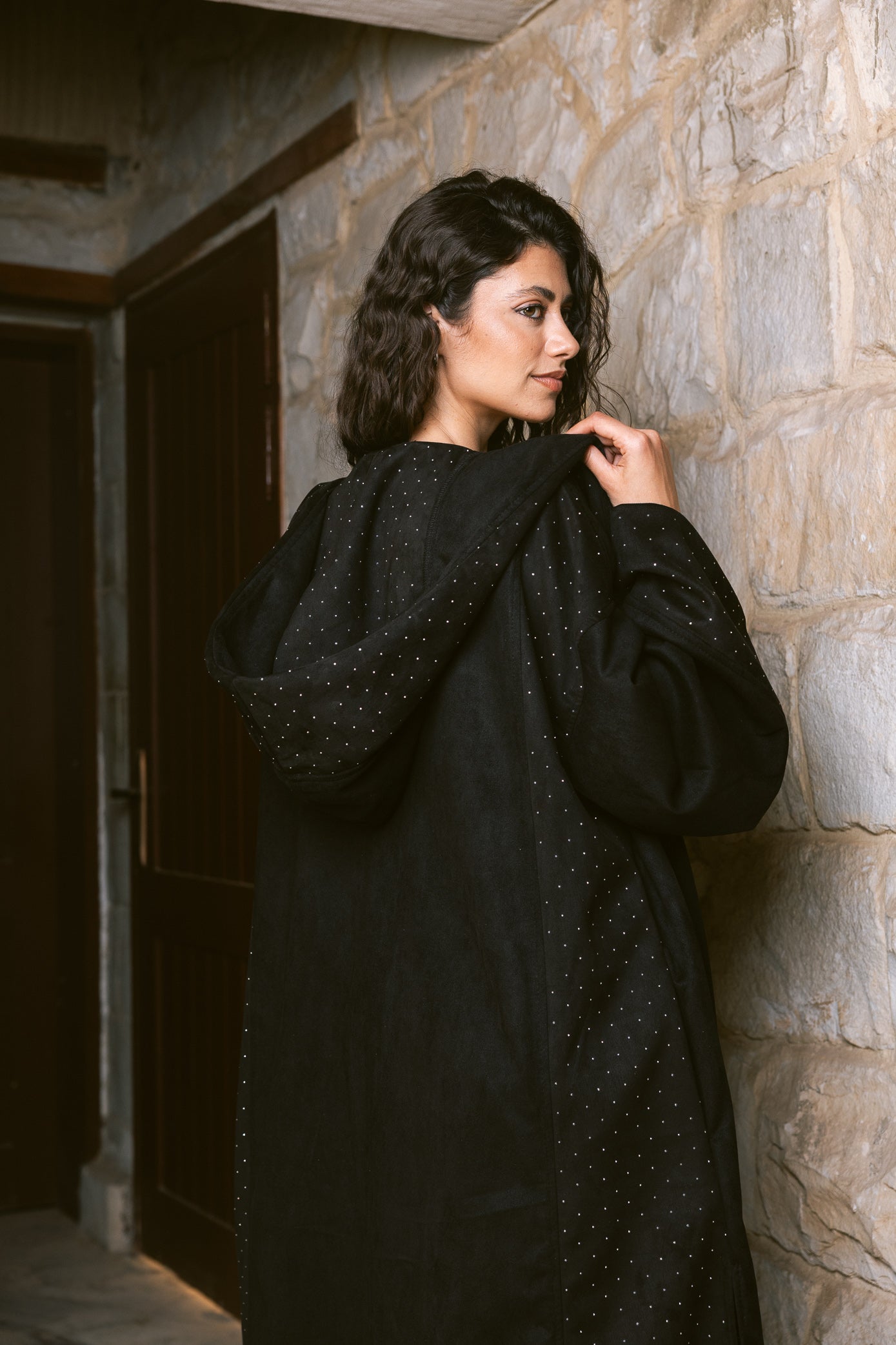 Sukoon Kaftan - Black