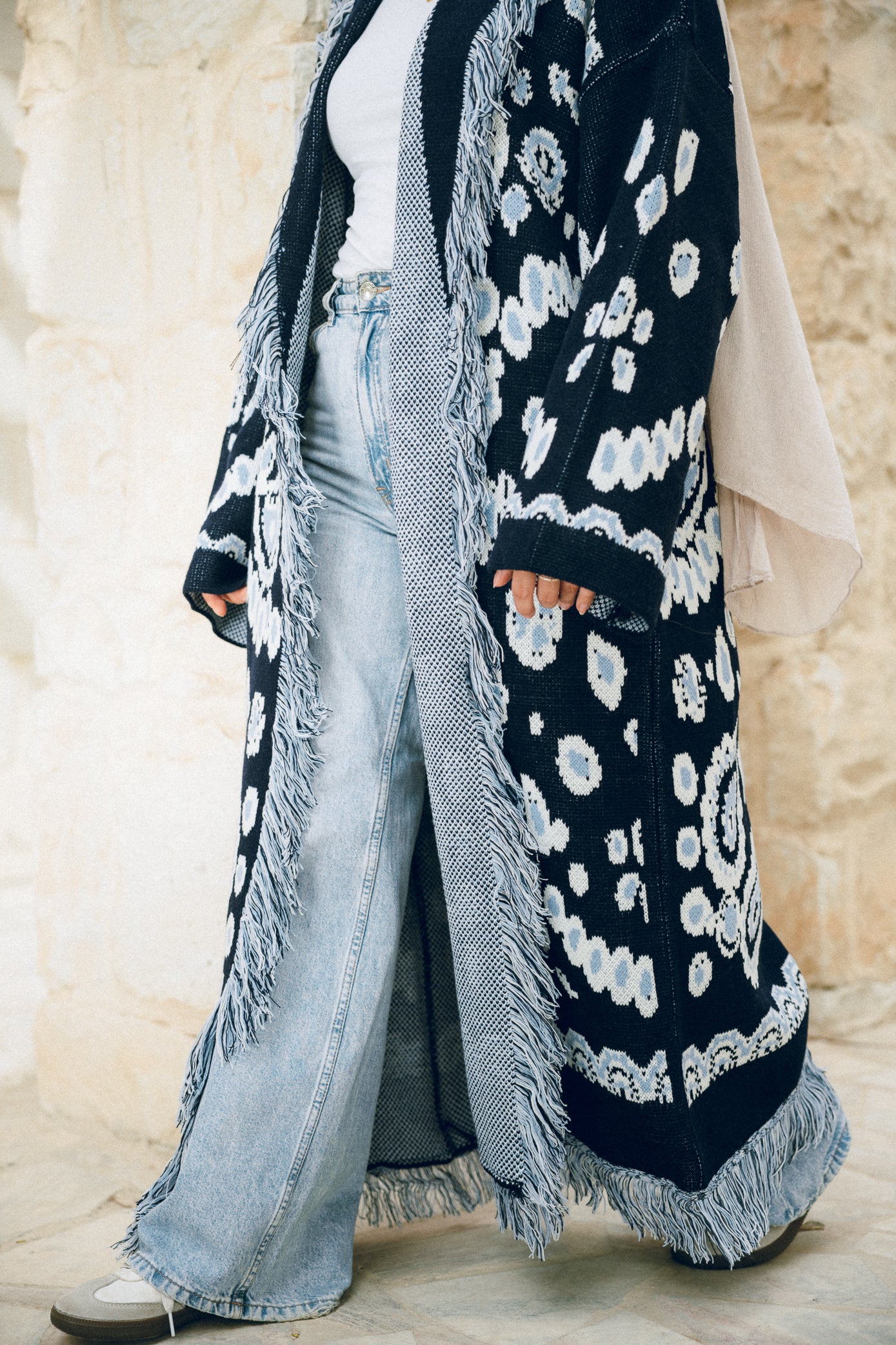 Rihla Cardigan - Navy