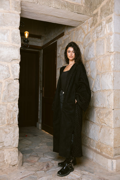 Sukoon Kaftan - Black