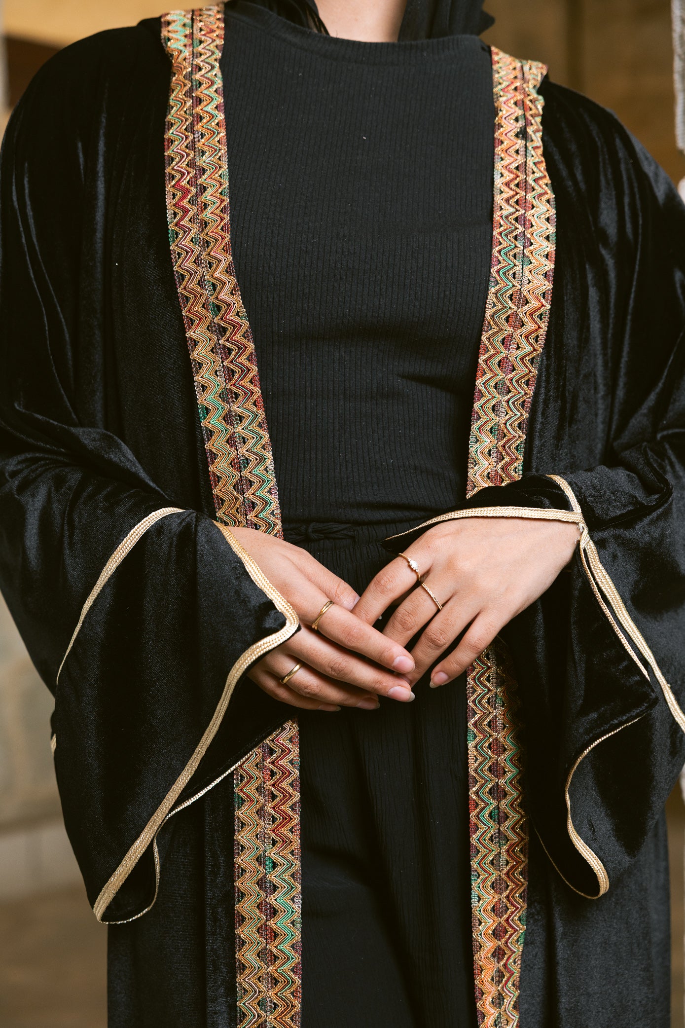 Zahra Kaftan - Black