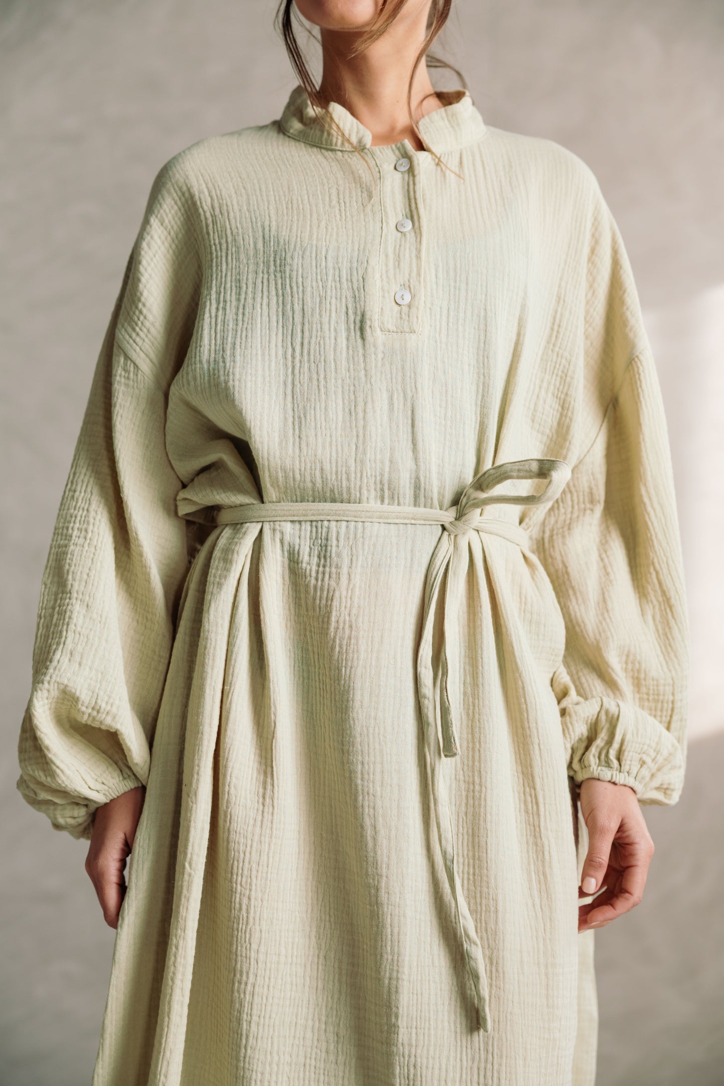 Rihan Dress - Basil