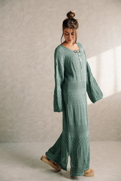 That Girl Knit Dress - Olive