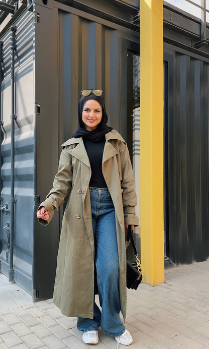 Trench Coat - Olive