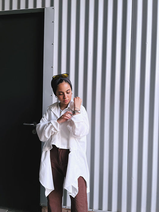 Button-up shirt - White