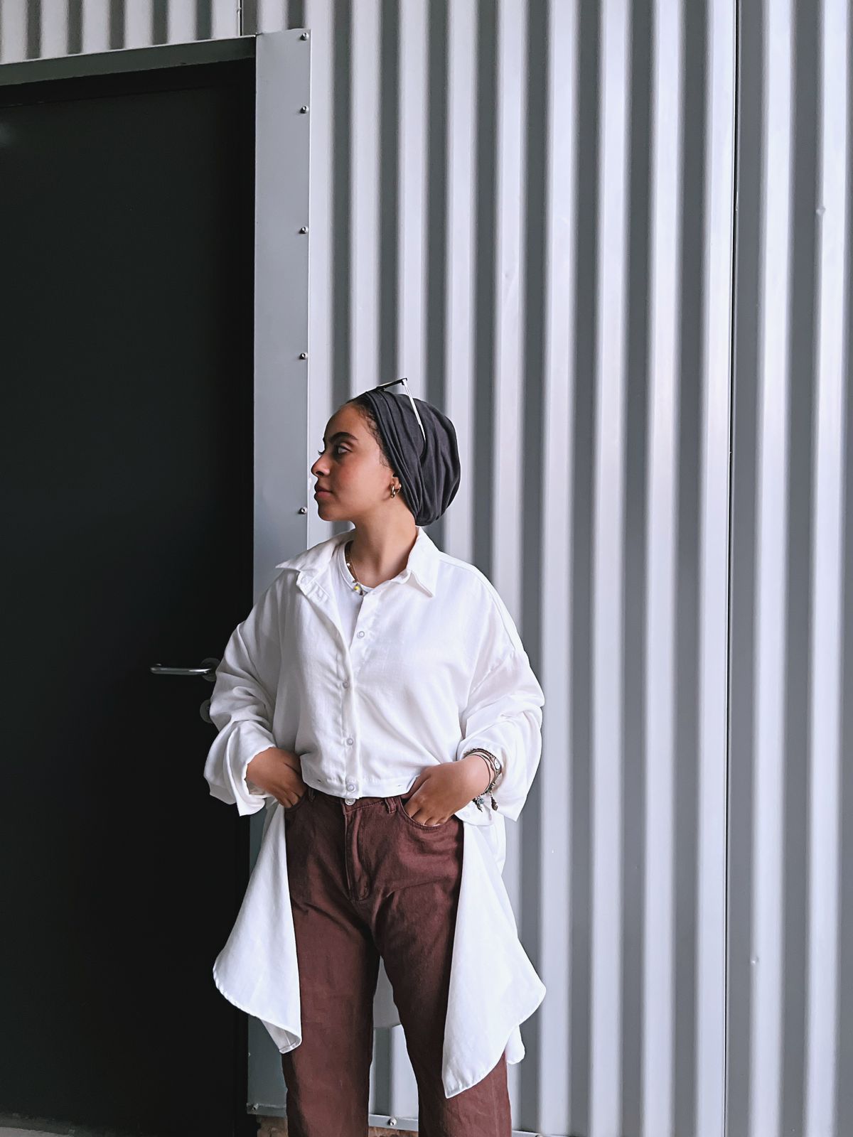 Button-up shirt - White